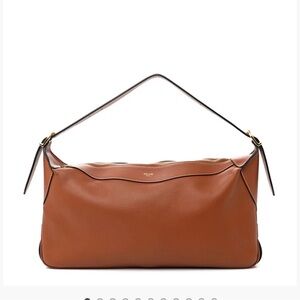 CELINE Medium Romy Shoulder Bag Tan